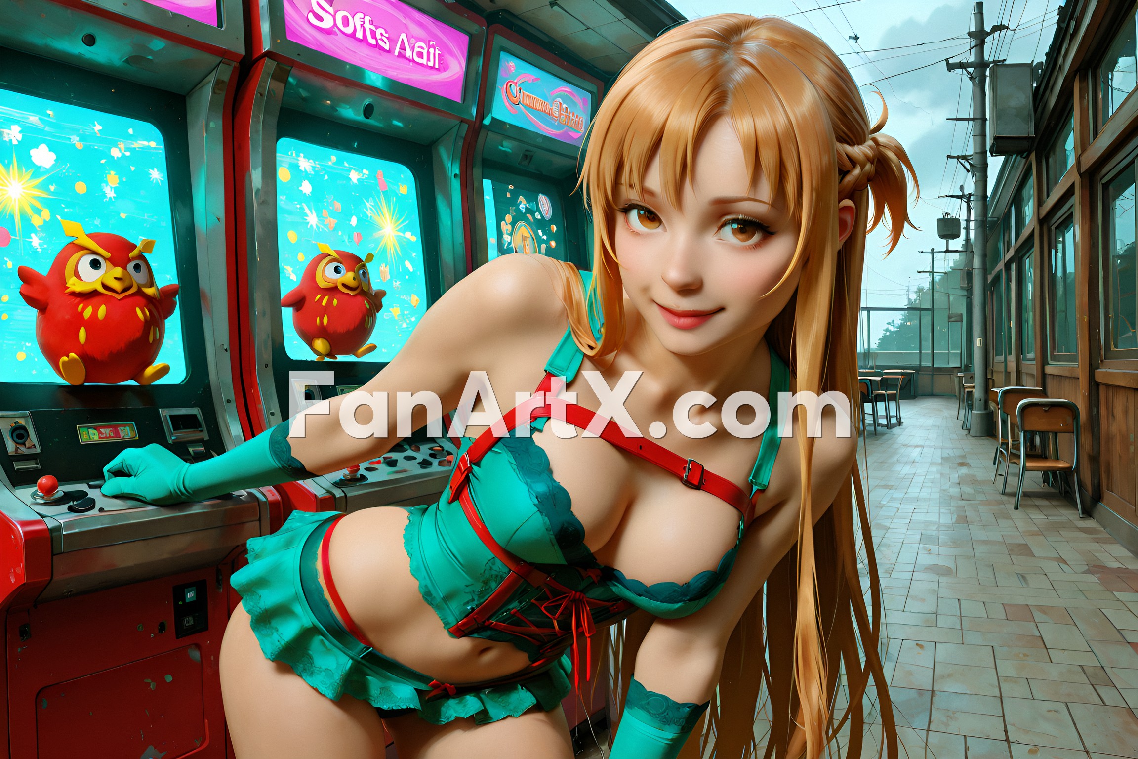 Sao Asuna Yuuki Fanart - Sword Art Online character 6424506